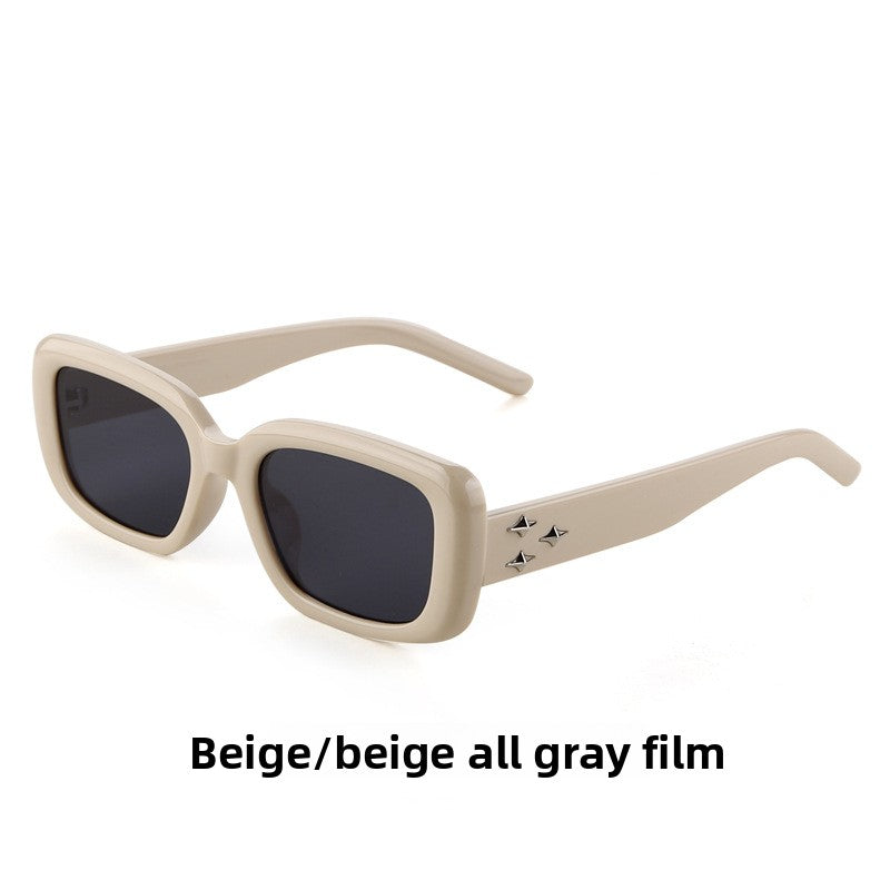 Retro Square Sunglasses UV400 Protection