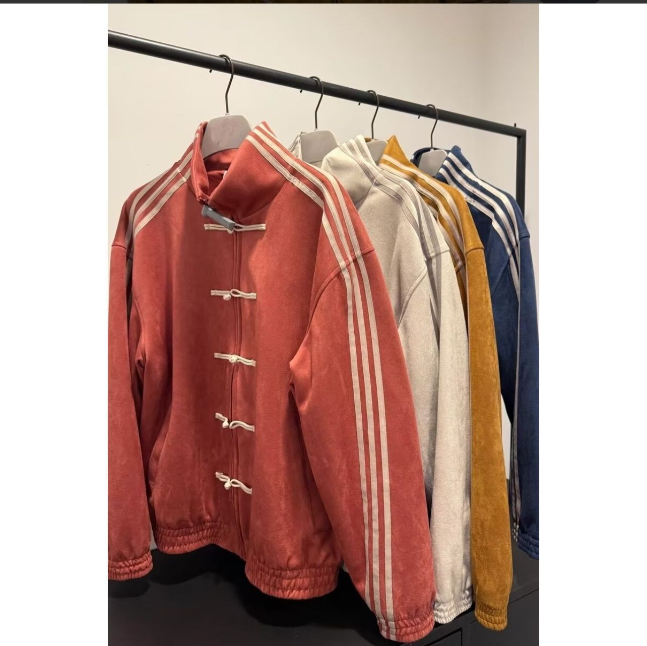Retro Stand Collar Baseball Jacket