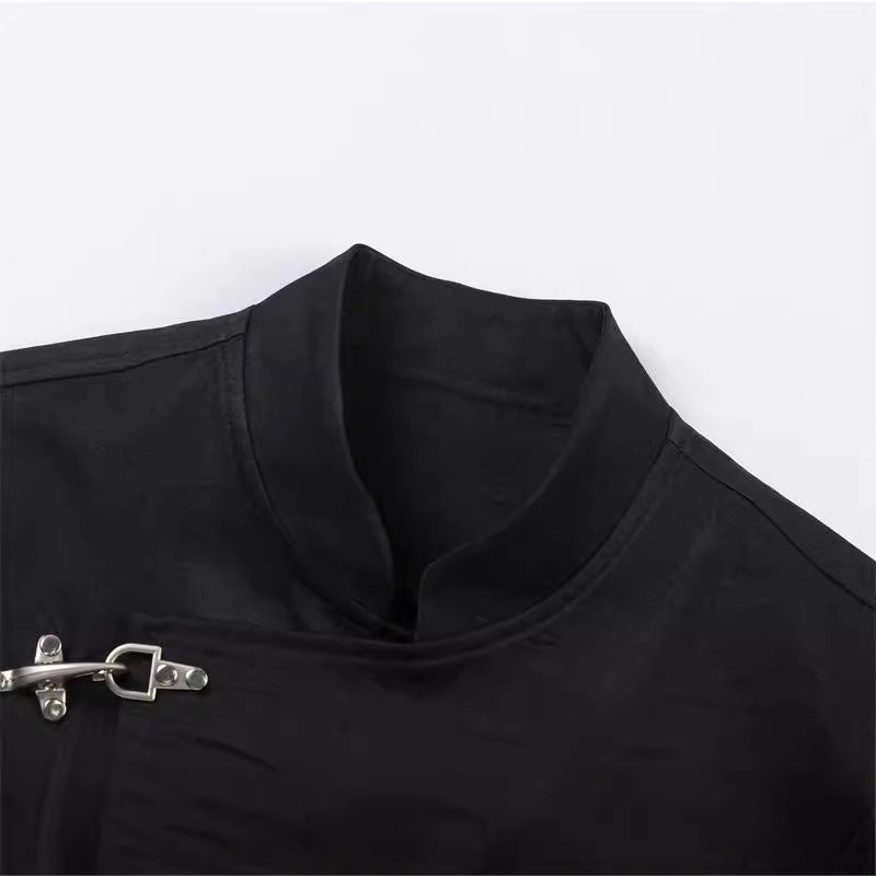 Retro Stand Collar Jacket