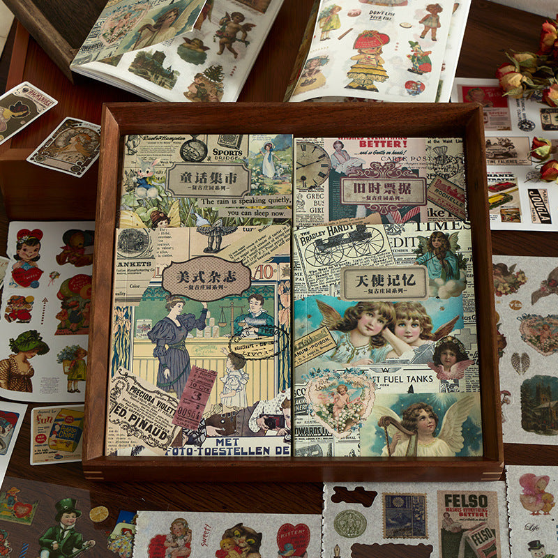 Retro Sticker Book