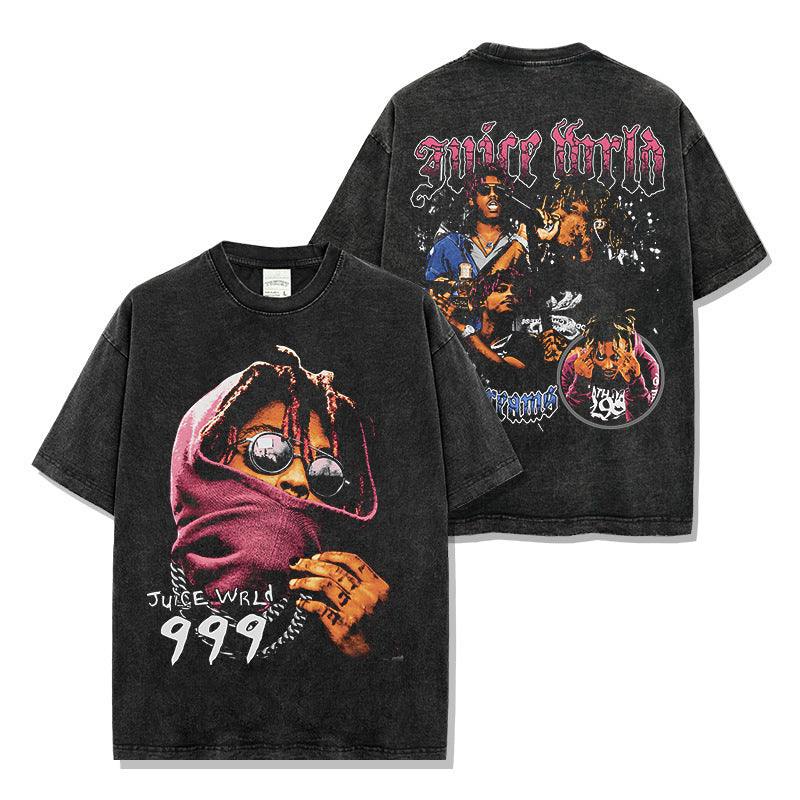 Retro Street Style Cotton T-Shirt