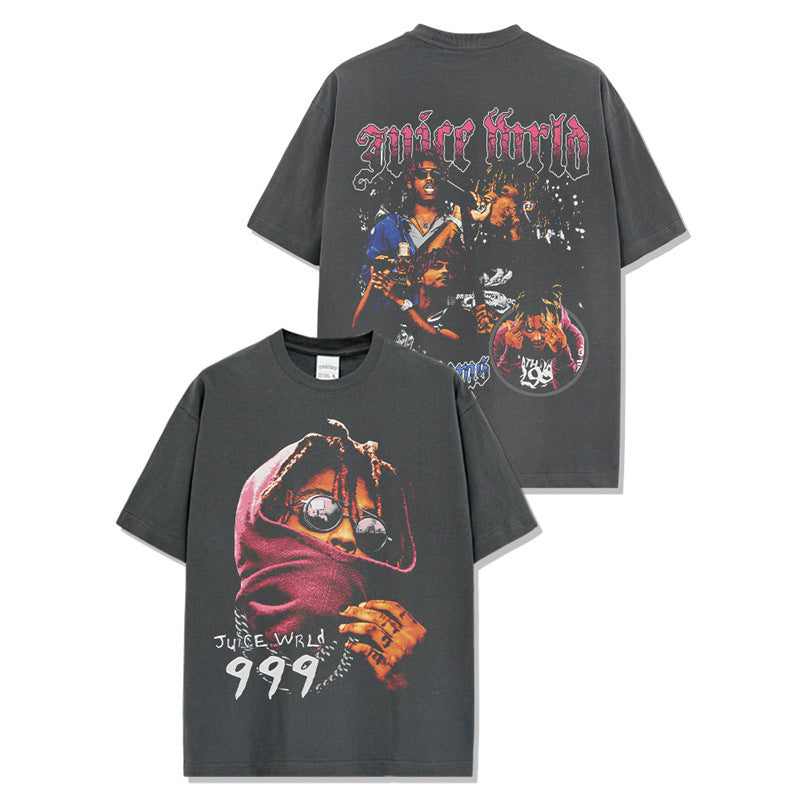 Retro Street Style Cotton T-Shirt