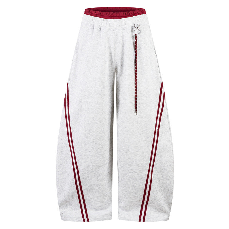 Retro Striped Casual Pants