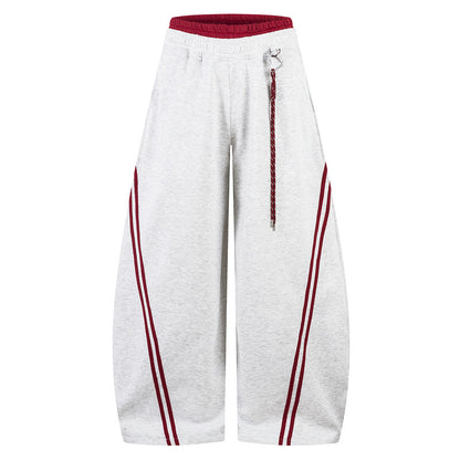 Retro Striped Casual Pants