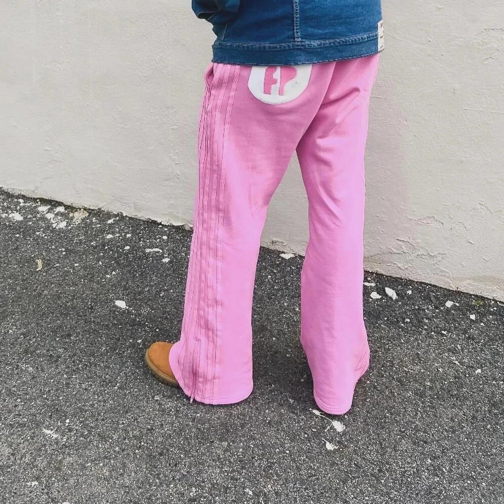 Retro Striped Print Pants