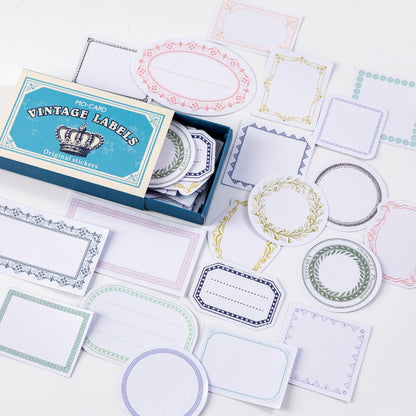 Retro Style Adhesive Stickers