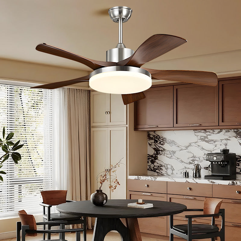 Retro Style Ceiling Fan Light with Smart Control