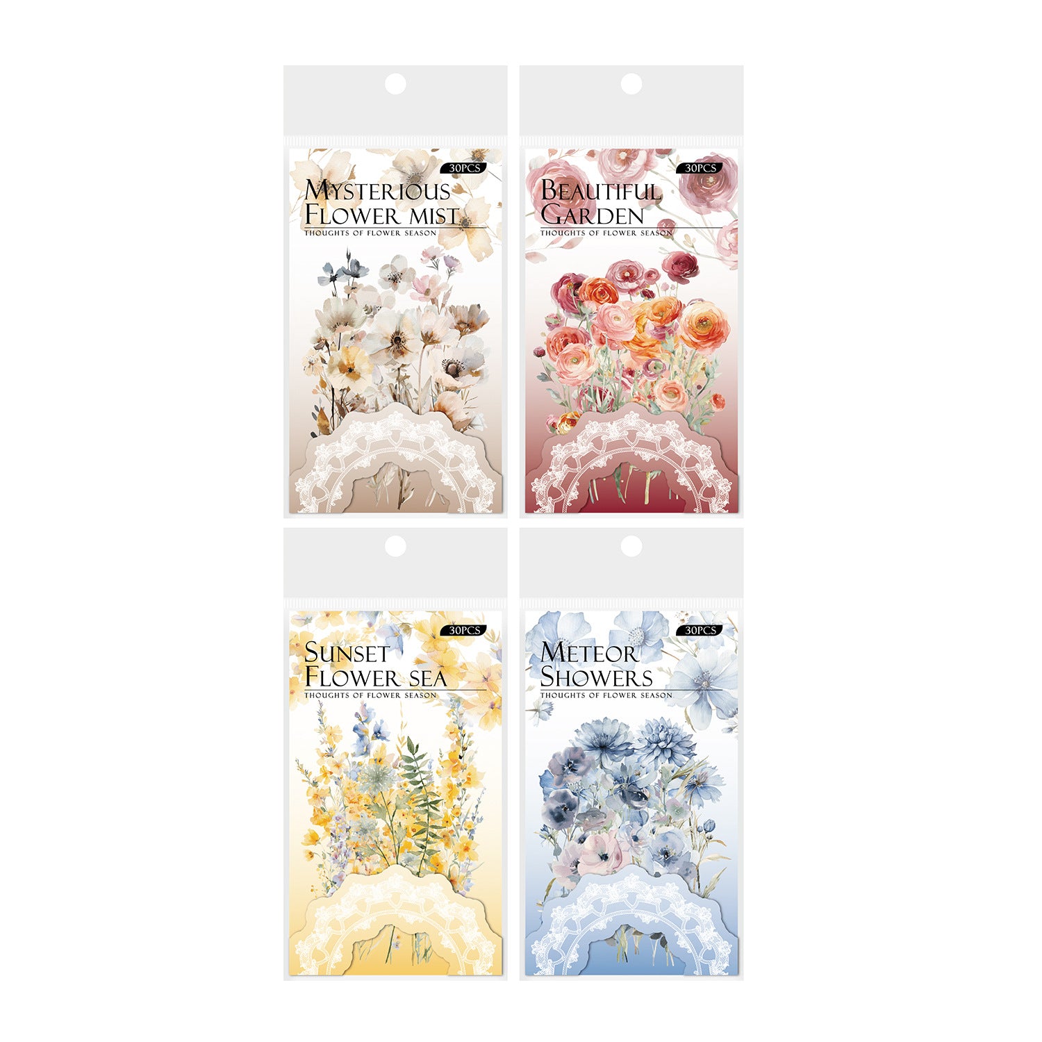 Retro-style PET Long Strip Stickers for Bullet Journals
