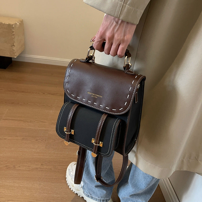 Retro Style PU Backpack
