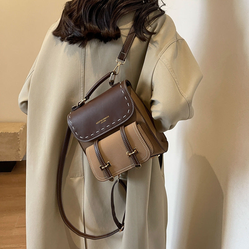 Retro Style PU Backpack