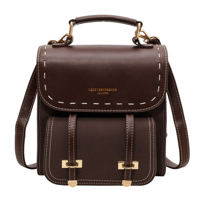 Retro Style PU Backpack