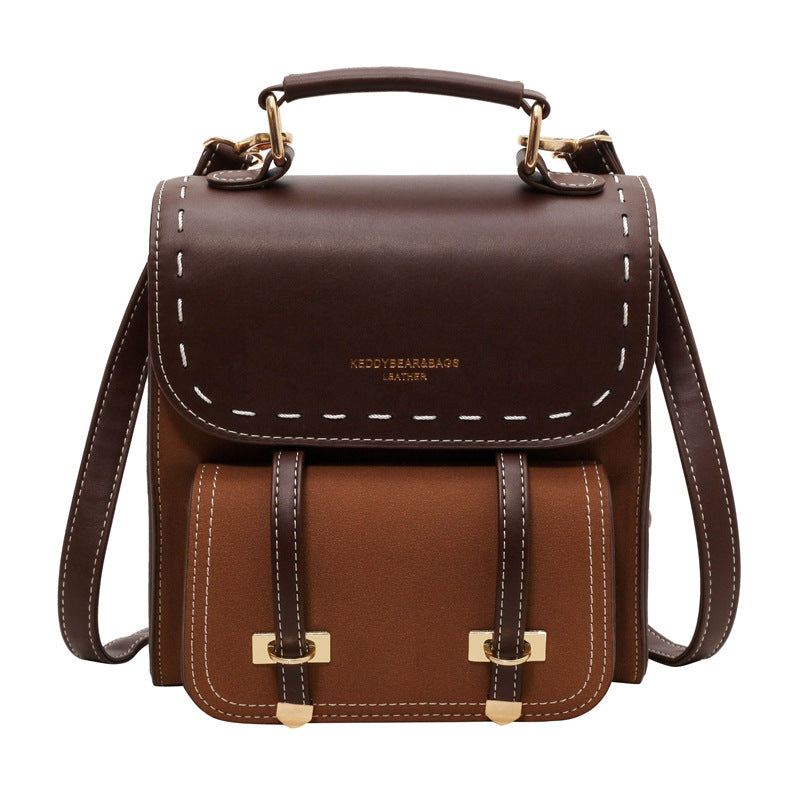 Retro Style PU Backpack