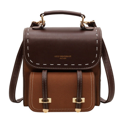 Retro Style PU Backpack