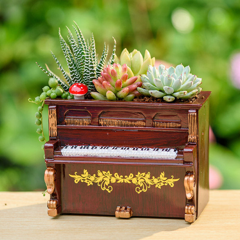 Retro Style Resin Succulent Planter