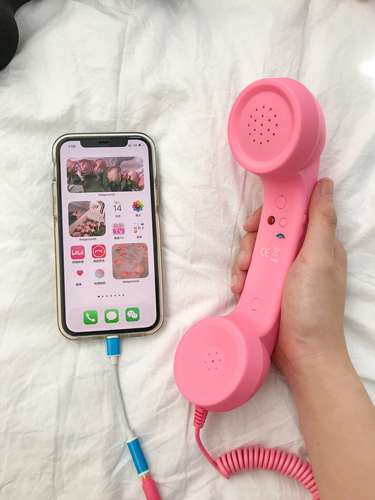 Retro Telephone Handset with Adjustable Volume