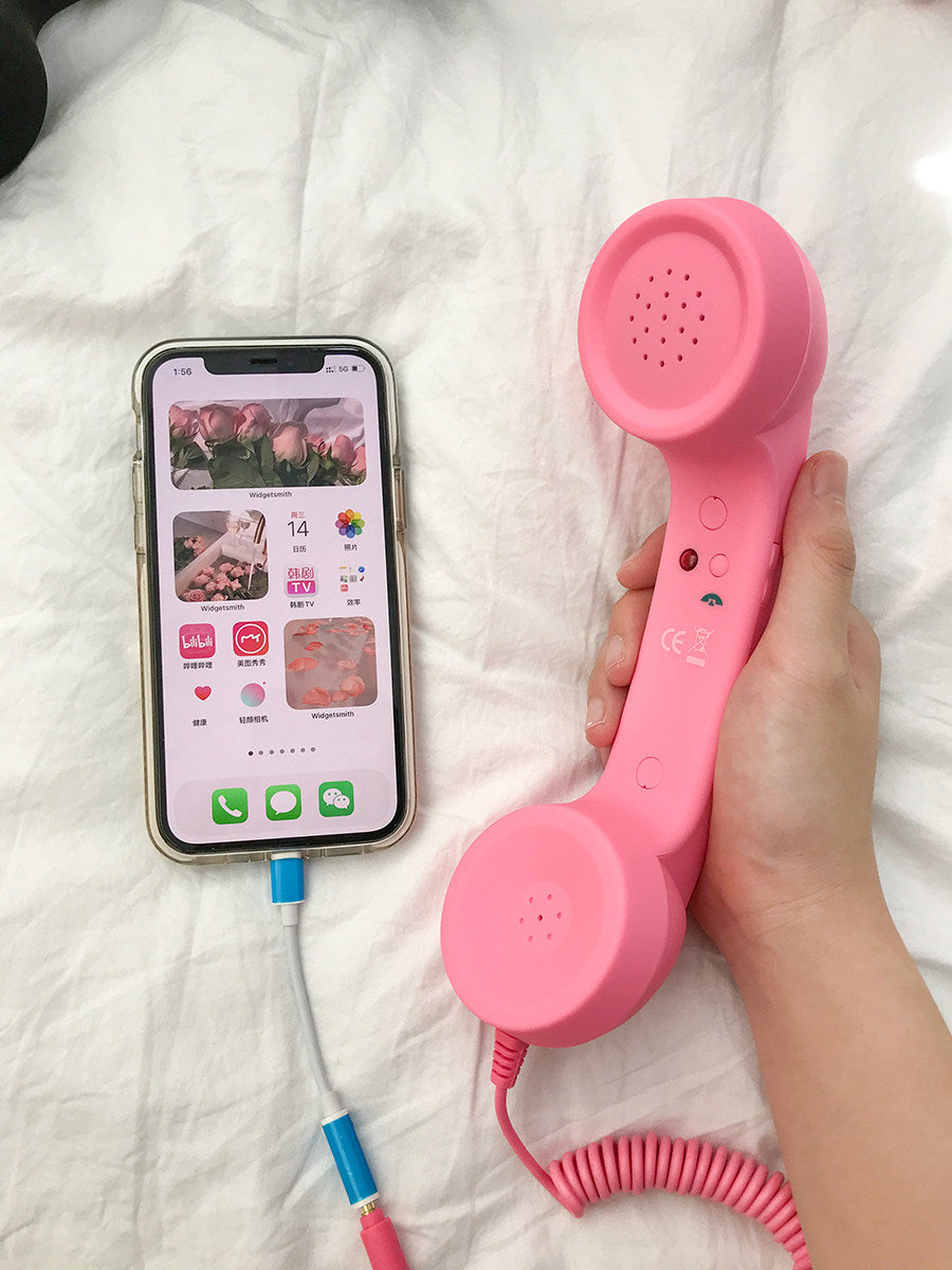 Retro Telephone Handset with Adjustable Volume