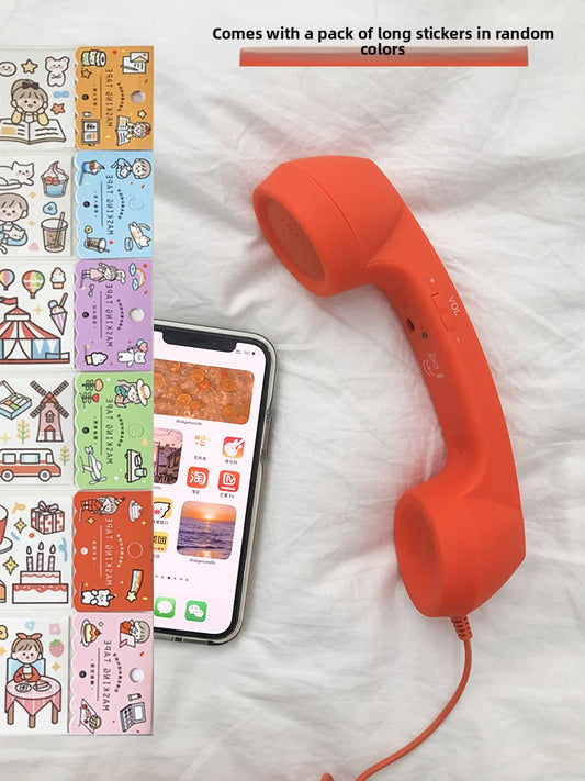 Retro Telephone Handset with Adjustable Volume