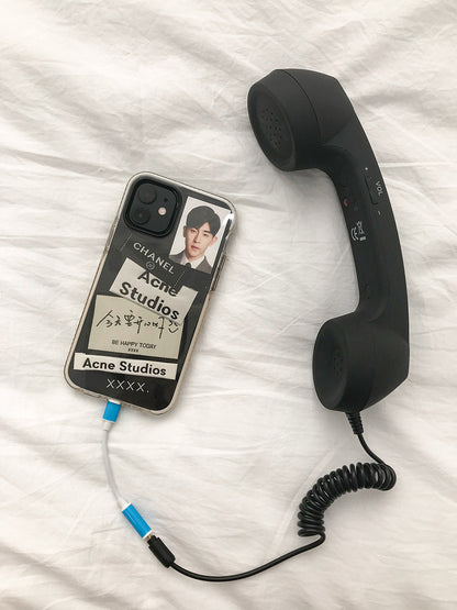 Retro Telephone Handset with Adjustable Volume