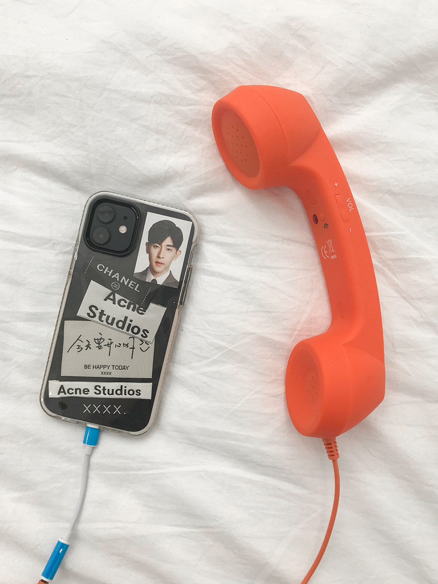 Retro Telephone Handset with Adjustable Volume