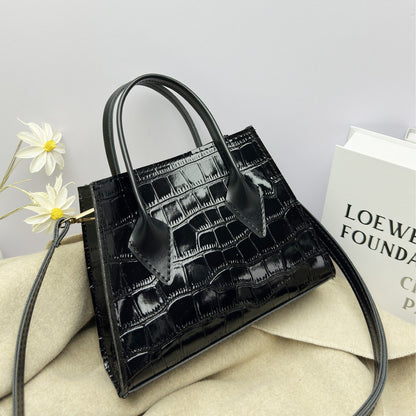 Retro Textured Crossbody Bag