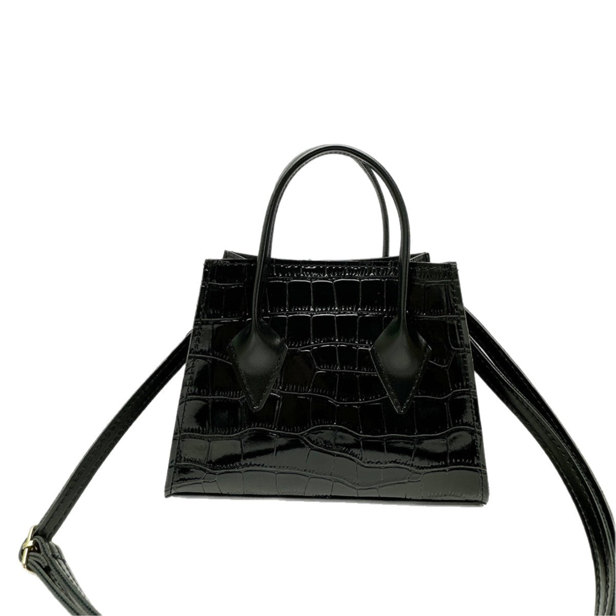 Retro Textured Crossbody Bag