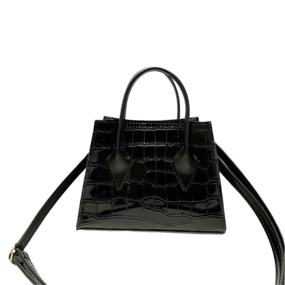Retro Textured Crossbody Bag