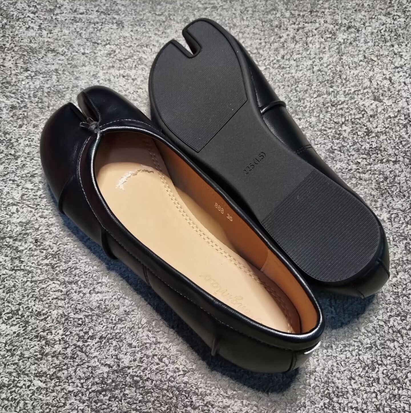 Retro Thick Heel Pleated Pig's Trotters Shoes
