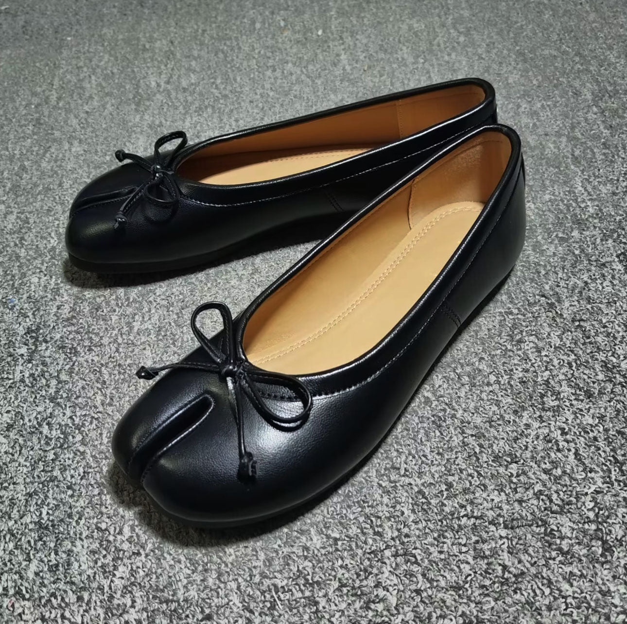 Retro Thick Heel Pleated Pig's Trotters Shoes