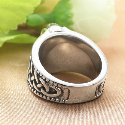Retro Thor Hammer Titanium Steel Ring