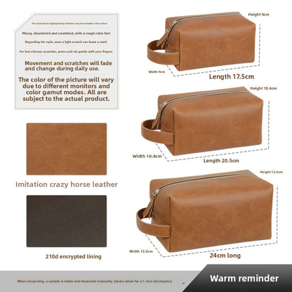 Retro toiletry bag