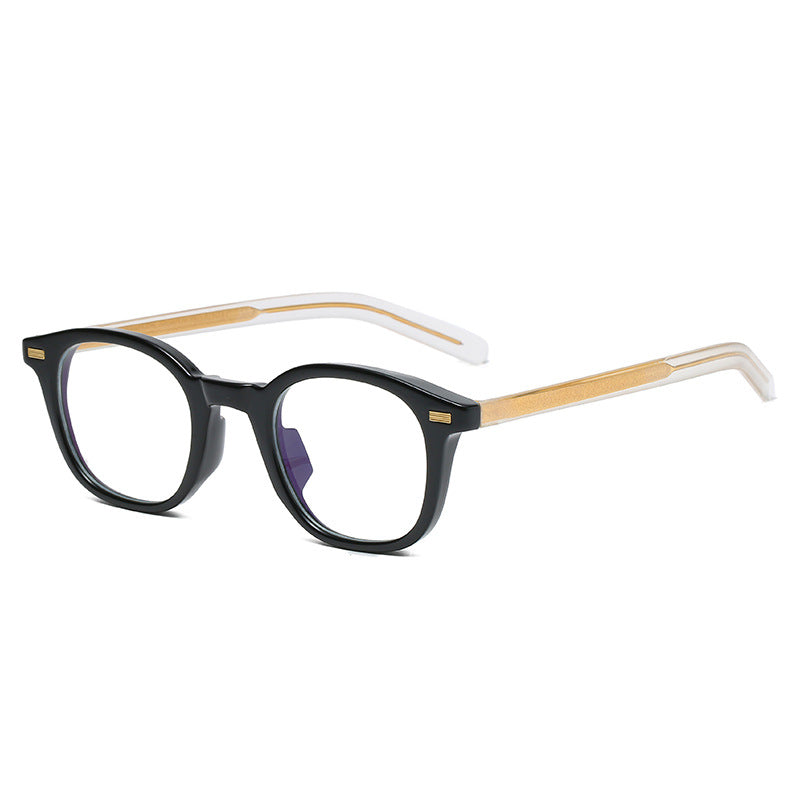 Retro TR90 Square Frame Blue Light Blocking Glasses