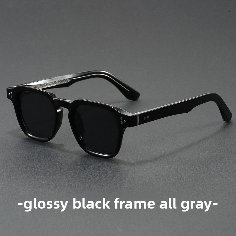 Retro UV Protection Acetate Sunglasses