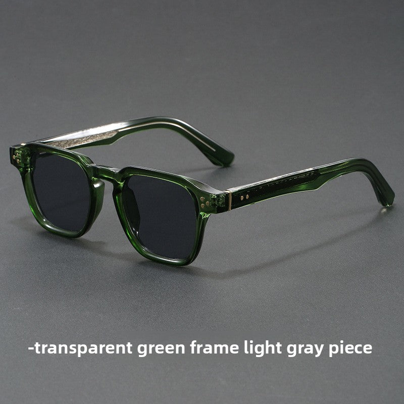 Retro UV Protection Acetate Sunglasses