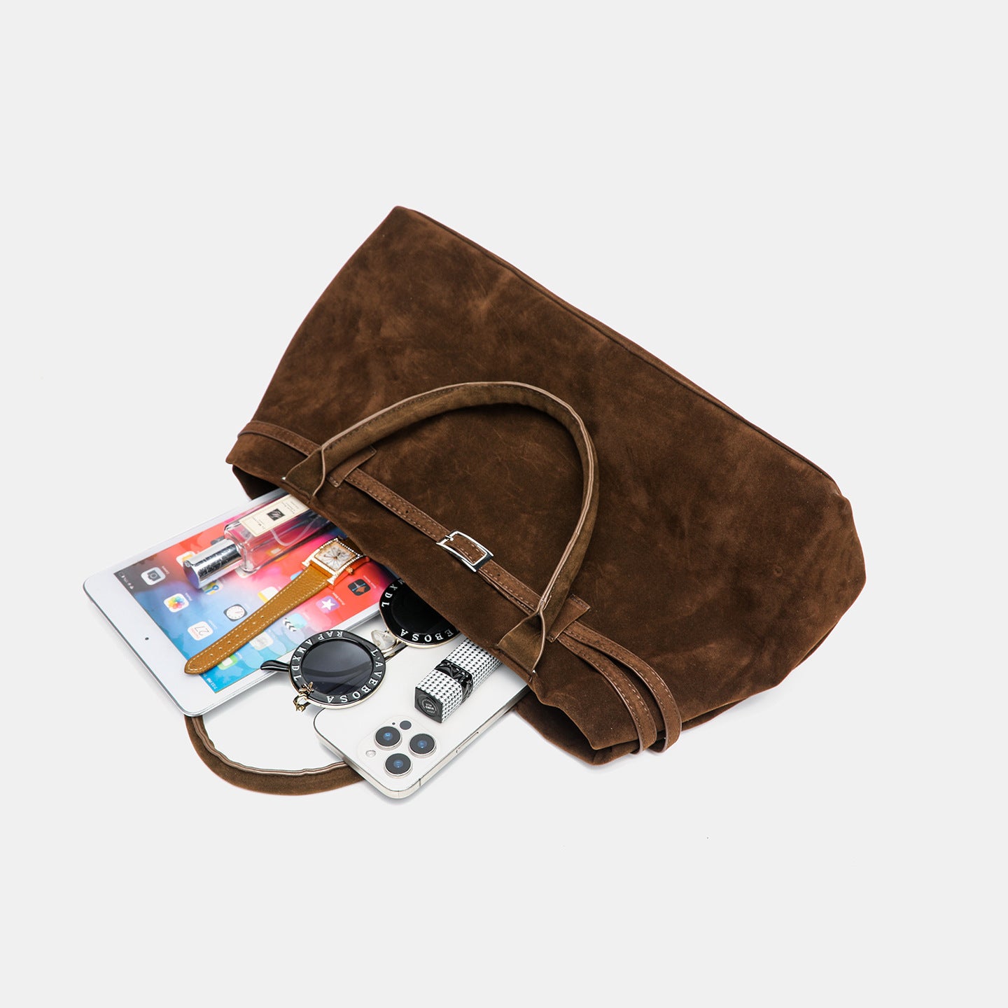 Retro velvet handbag
