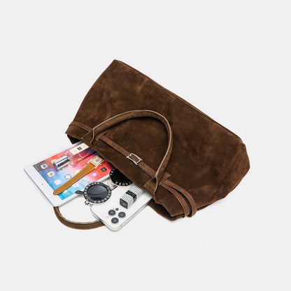 Retro velvet handbag