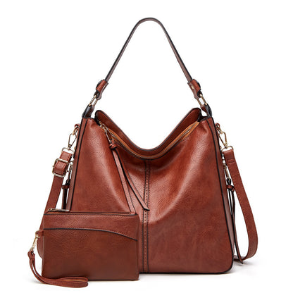 Retro Vertical Square Shoulder Bag
