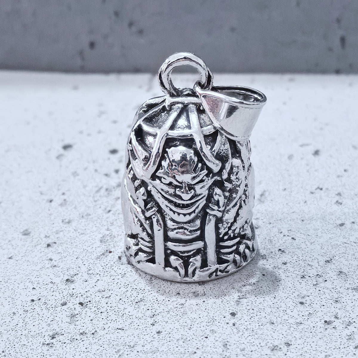 Retro Viking Warrior Head Pendant Necklace