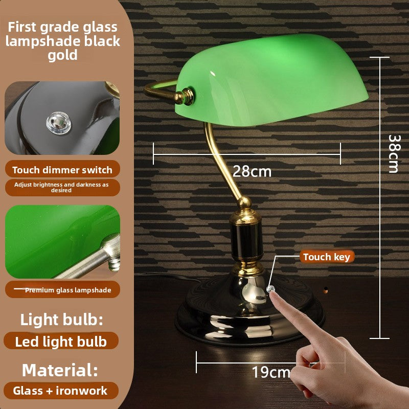 Retro Vintage Desk Lamp with LED Bulb