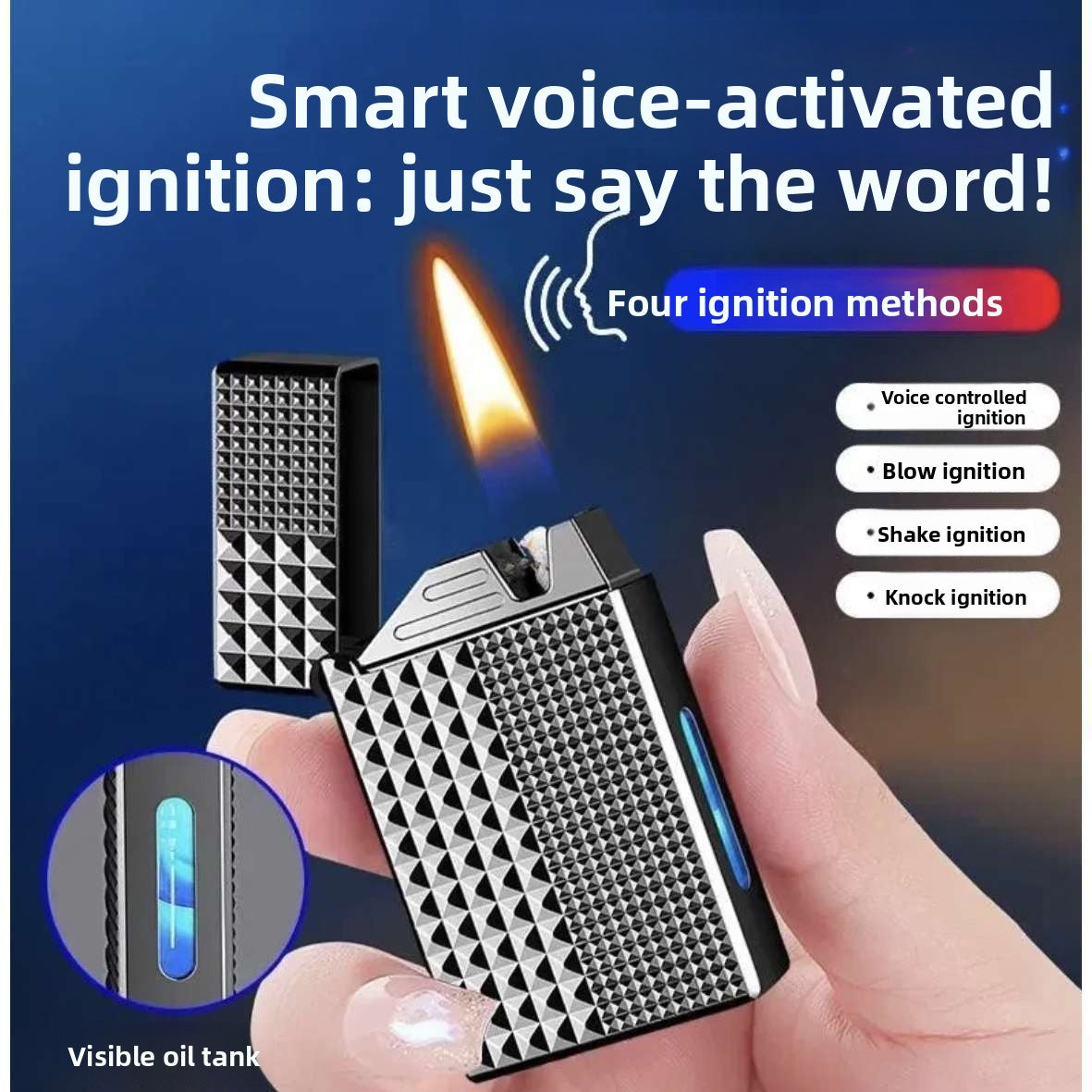 Retro Voice Activated USB Rechargeable Lighter