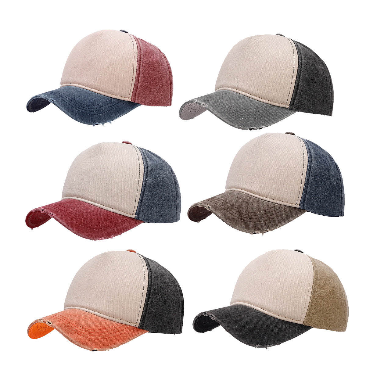 Retro Washed Cotton Baseball Cap