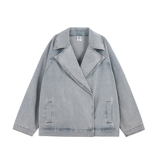 Retro Washed Denim Jacket