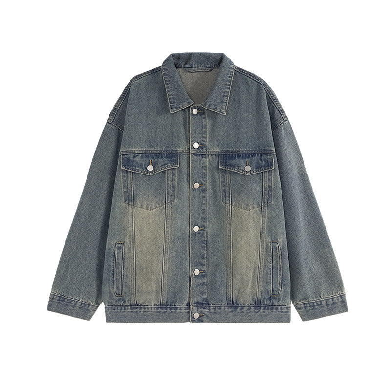 Retro Washed Denim Jacket