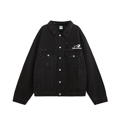 Retro Washed Denim Jacket