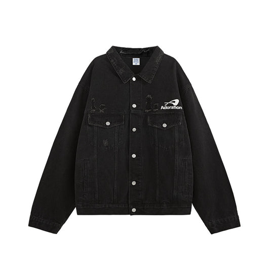 Retro Washed Denim Jacket