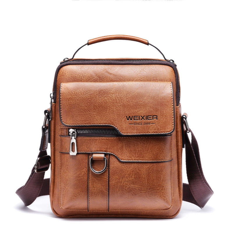 Retro Waterproof Mens Shoulder Bag