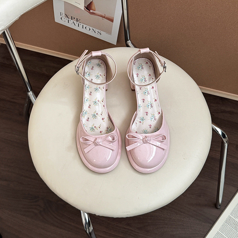 Retro Waterproof Platform Mary Jane Sandals