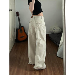 Light apricot trousers
