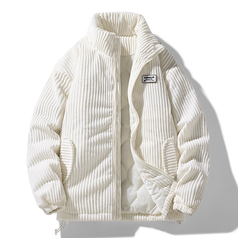 Retro winter-resistant coat