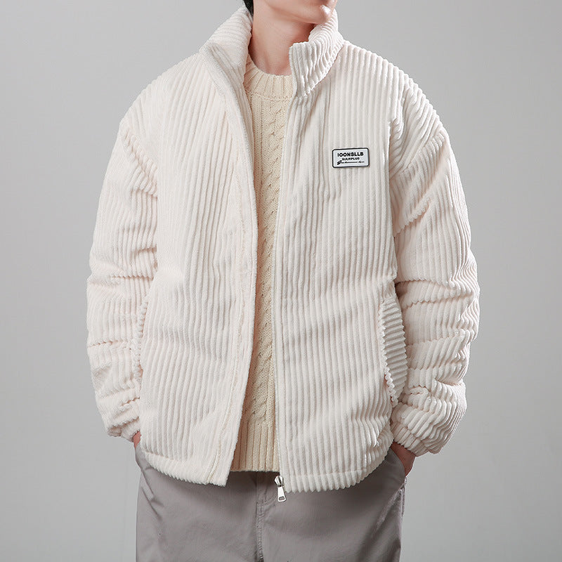 Retro winter-resistant coat