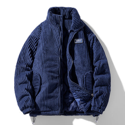 Retro winter-resistant coat